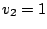 $v_{2}=1$
